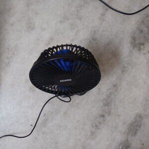 AGARO USB Mini Table Fan – Working Perfectly – Black/Blue
